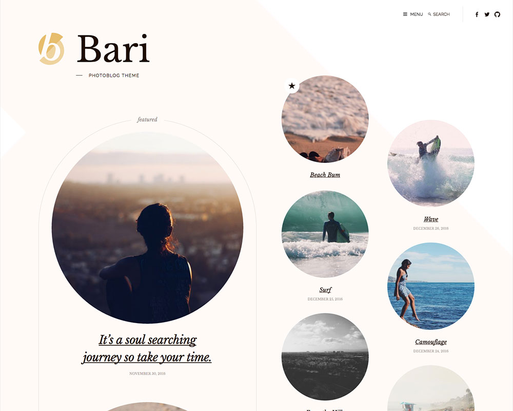 Bari theme screenshot